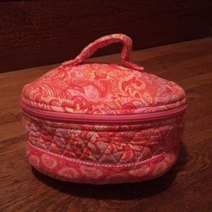 Vera Bradley make up case in sherbert
